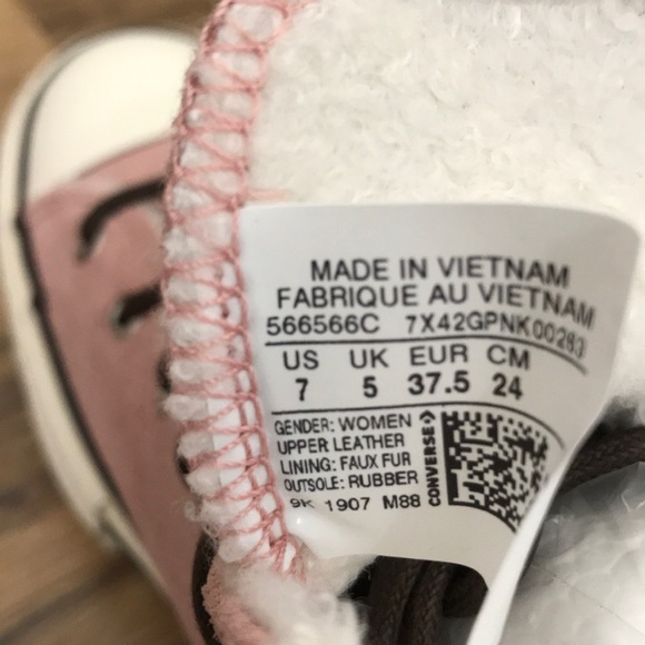 PLATFORM HIGH TOP CONVERSE BRAND NEW - Picture 15 of 16